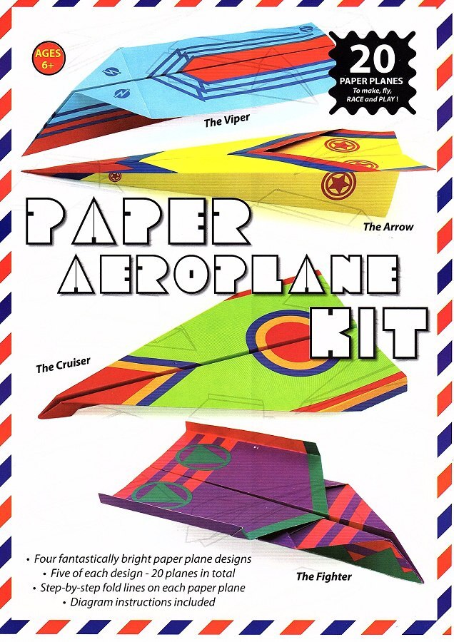 Paper Plane Kit - Make 20 Planes - STEAM Kids Brisbane