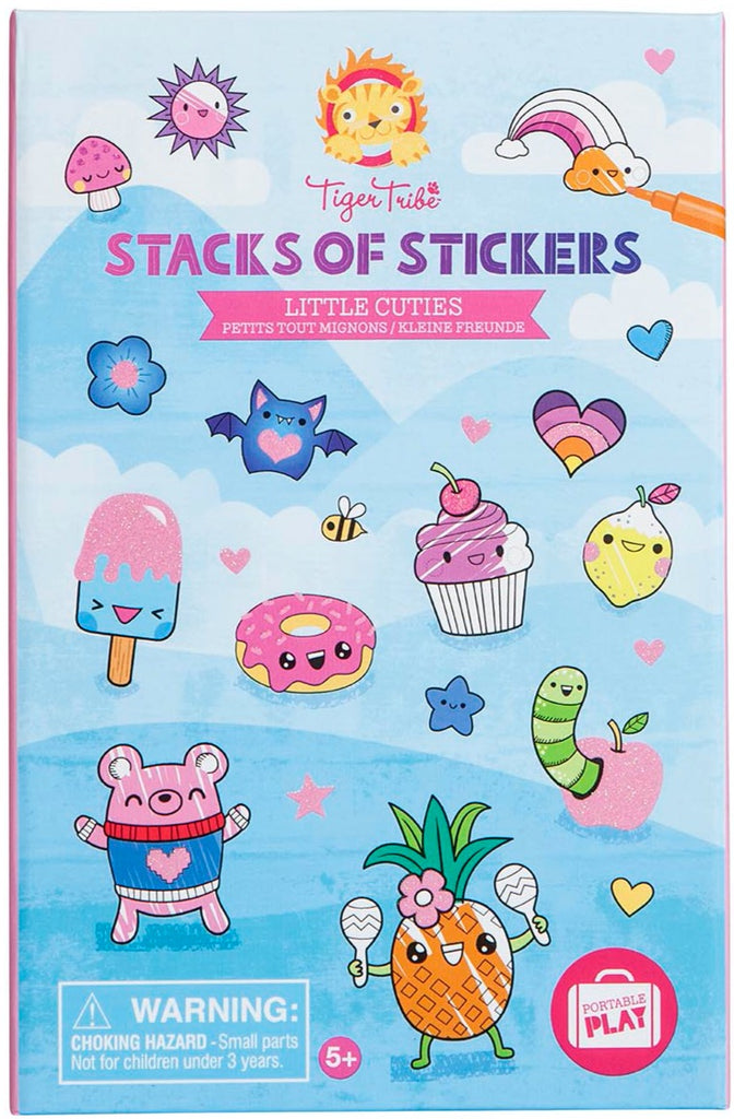 Tiger Tribe Little Cuties Stacks of Stickers - STEAM Kids Brisbane