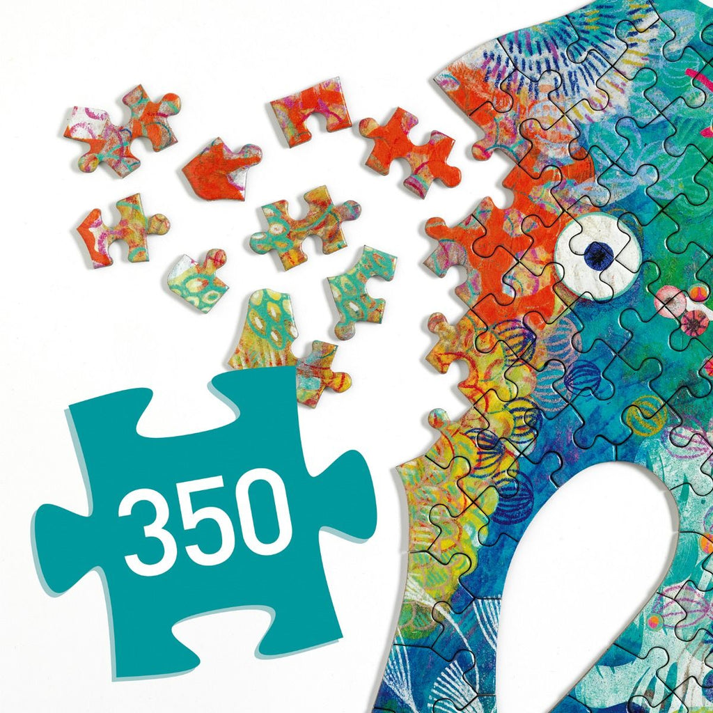 Djeco Puzzle Art | Sea Horse 350 Piece Puzzle || - STEAM Kids 