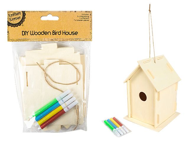 DIY Wooden Bird House | Krafters Korner - STEAM Kids Brisbane