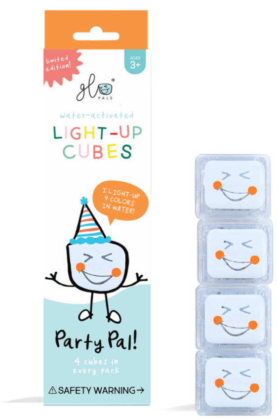 Glo Pals Water Activated Light-Up Cubes - White - STEAM Kids Brisbane